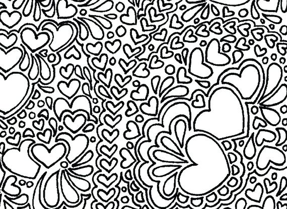 570x416 Healthy Heart Coloring Pages Printable Coloring
