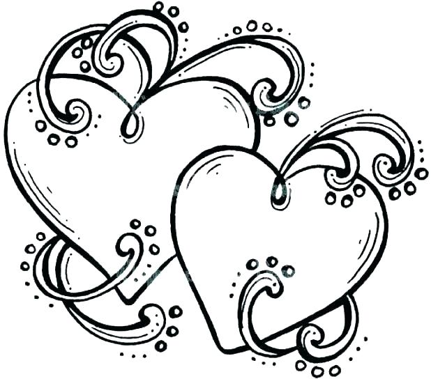 618x544 Heart Coloring Pages Human Heart Coloring Pictures For Kids Health
