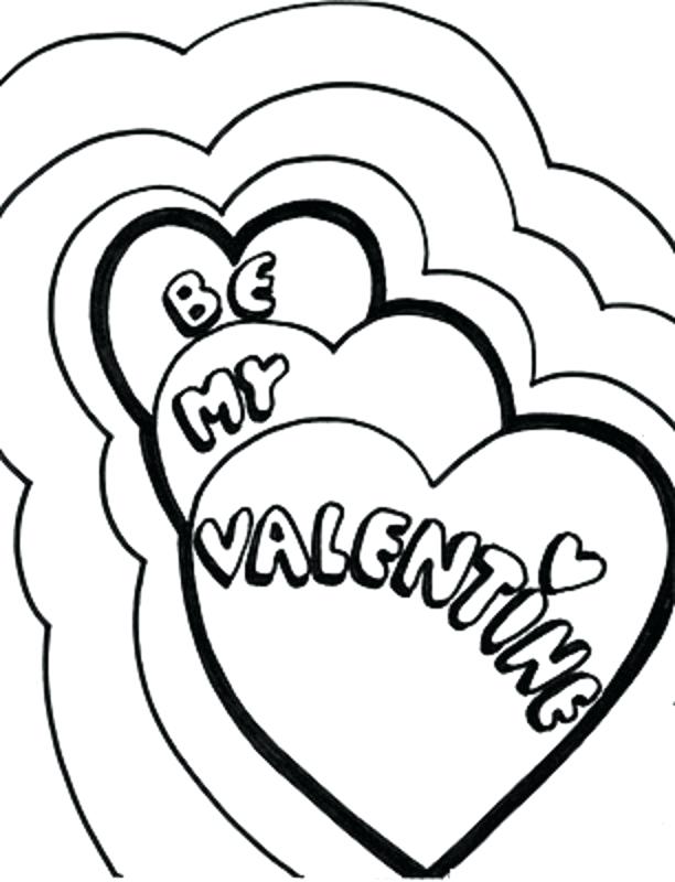 612x800 Heart Pictures To Color