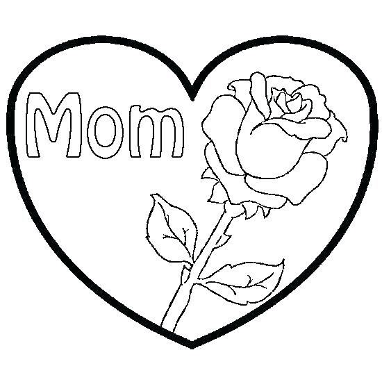 550x550 Coloring Pages Roses And Hearts Printable Coloring Coloring Pages