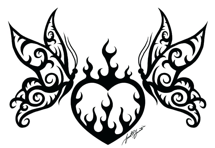 900x620 Double Heart Coloring Pages Heart Coloring Pages Double Coloring
