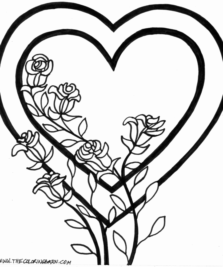 Heart Coloring Pages For Teens