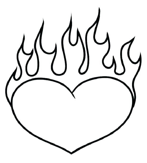 618x687 Heart Shape Coloring Pages Heart Coloring Page Heart Coloring