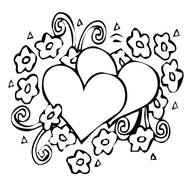 653x657 Printable Hearts To Color Coloring Free Printable Heart Mandala