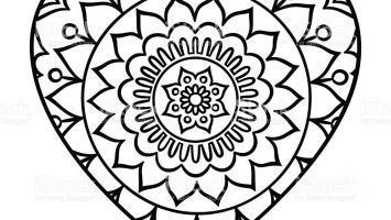 355x200 Winter Mandala Coloring Pages Download Coloring For Kids 2018
