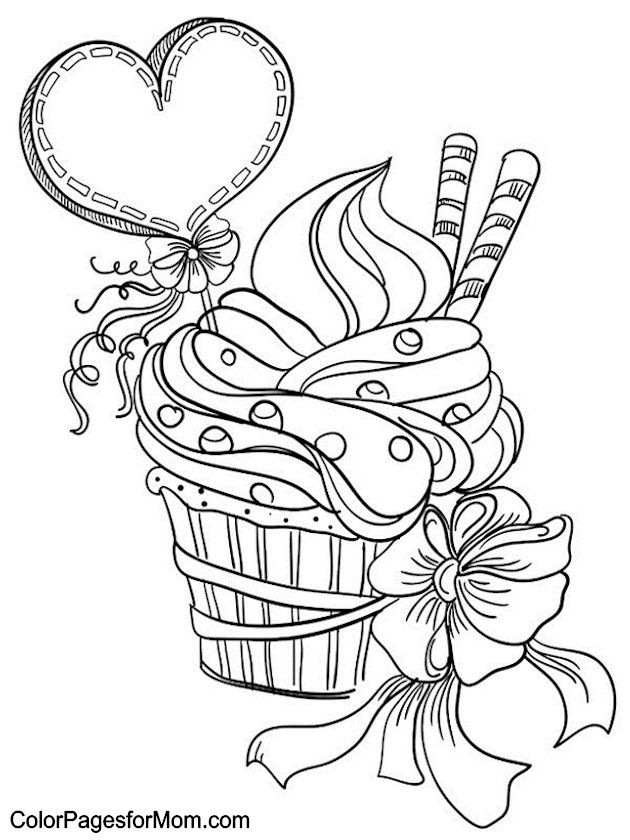 630x840 Hearts Coloring Page 7 Coloring Pages Adult