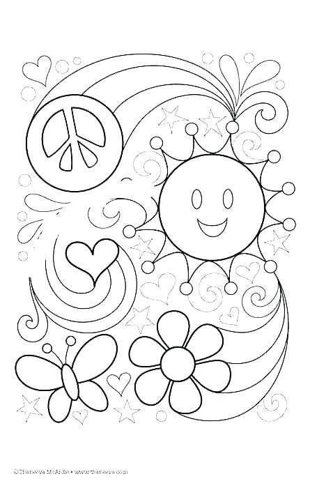445x700 Peace Sign Coloring Page Peace Sign Coloring Page Peace Coloring