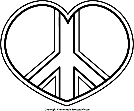571x471 Peace Sign Coloring Pages Awesome Heart Peace Sign Coloring Pages