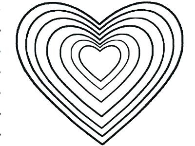 400x300 Heart Shape Coloring Pages Coloring Page Of Heart Heart Shape