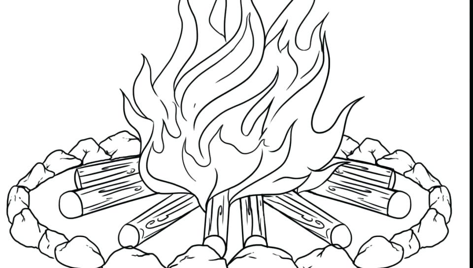 960x544 Flames Coloring Pages Coloring Pages Fire Printable Of Kids Heart