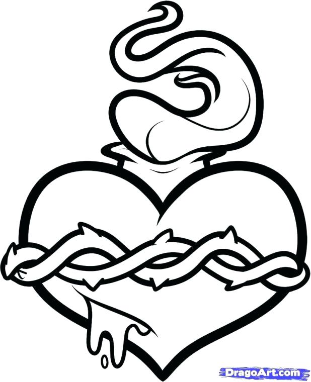 618x760 Superb Various Coloring Pages Of Roses New Hearts And Sacred Stars