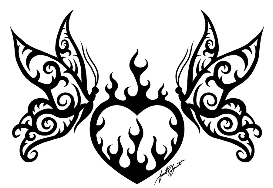900x620 Hearts With Wings Coloring Pages