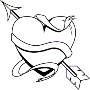 300x300 Creative Design Of Heart Coloring Pages