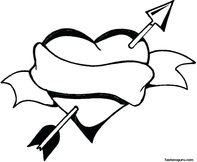 770x633 Hershey Kiss Coloring Page Drawings Of Hearts With Ribbons Disney