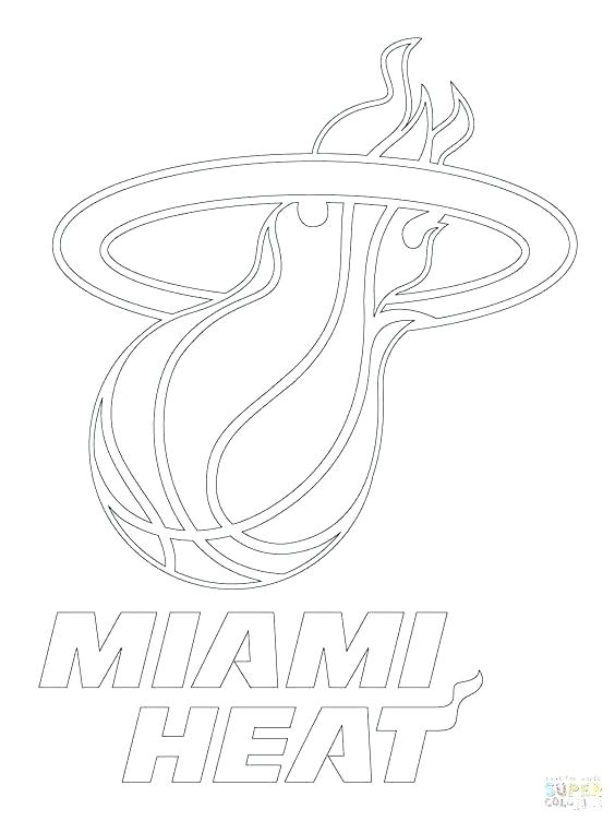 564x752 Miami Heat Printable Coloring Pages Kids Coloring Heat Free