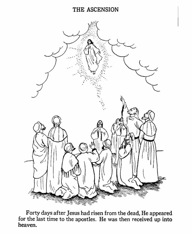 670x820 Jesus Ascends To Heaven Coloring Page Beautiful 93 Best Ascension