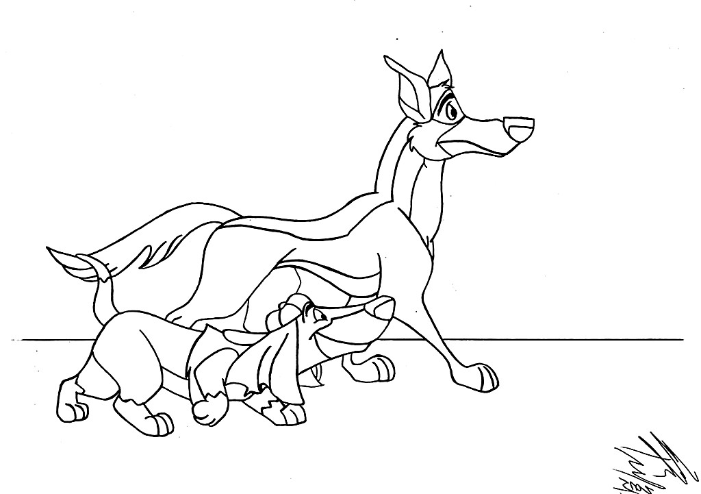 1024x721 All Dogs Go To Heaven Coloring Pages Coloring Page Show