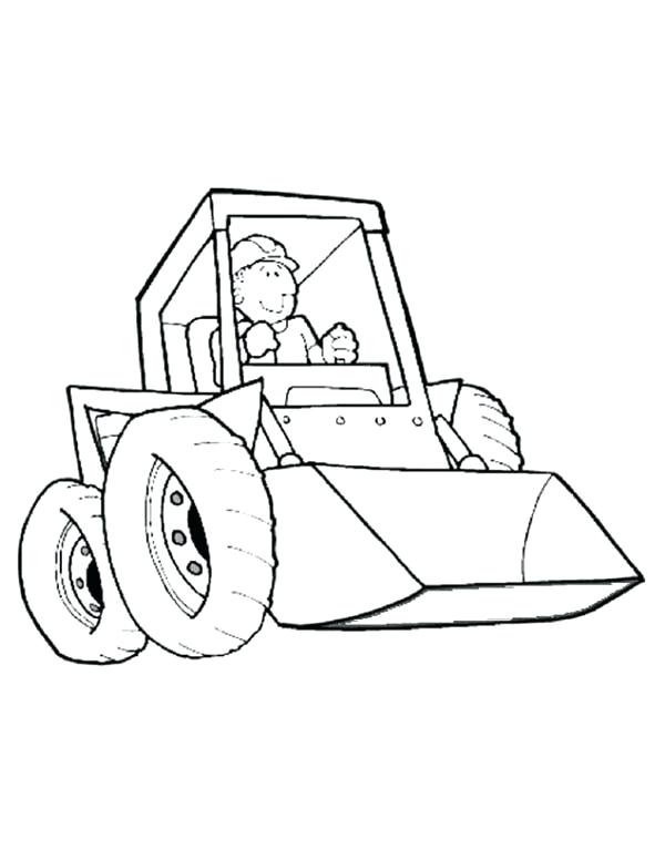600x776 Construction Equipment Coloring Pages Construction Work Equipment