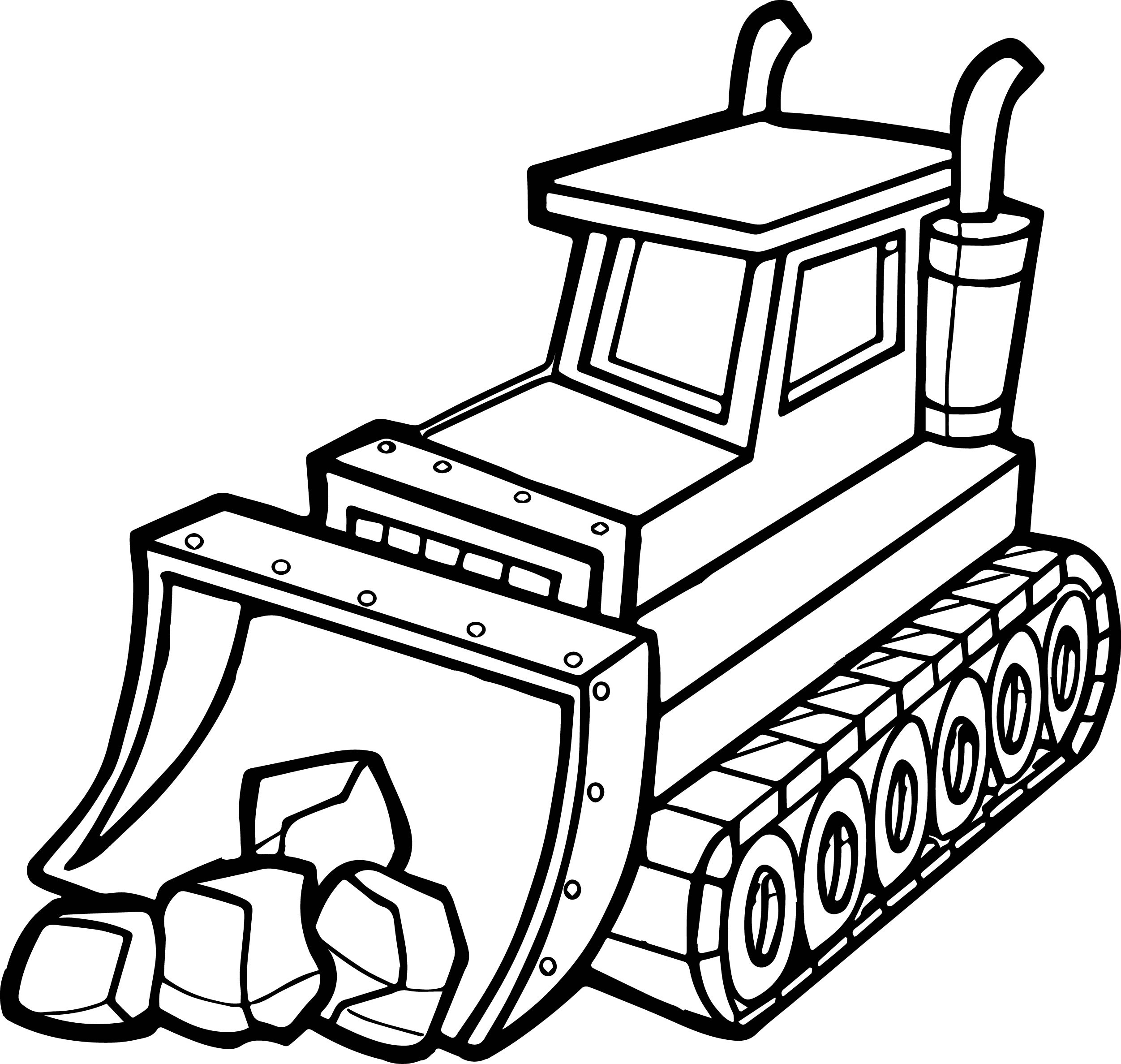 2503x2375 Free Printable Bulldozer Coloring Pages Preschool Color Book Page