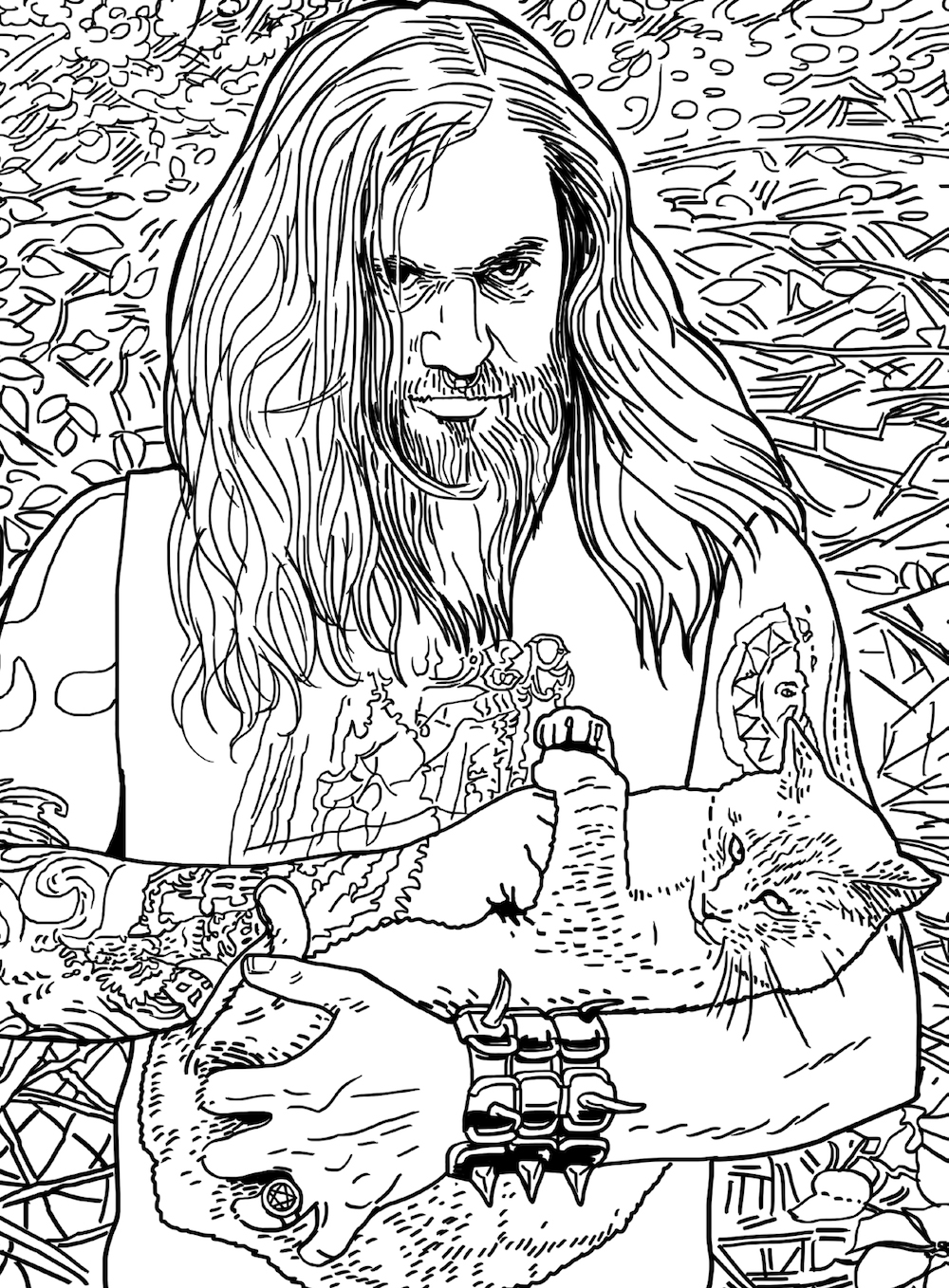 1000x1358 The Metal Cats Coloring Book Is Merges All Your Most Fav