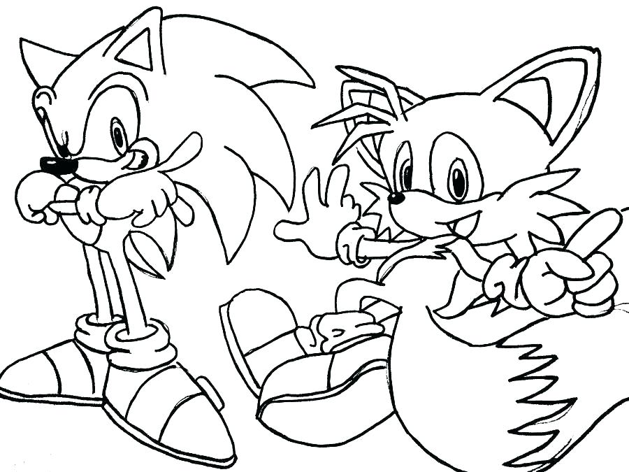 900x675 Sonic The Hedgehog Coloring Pages