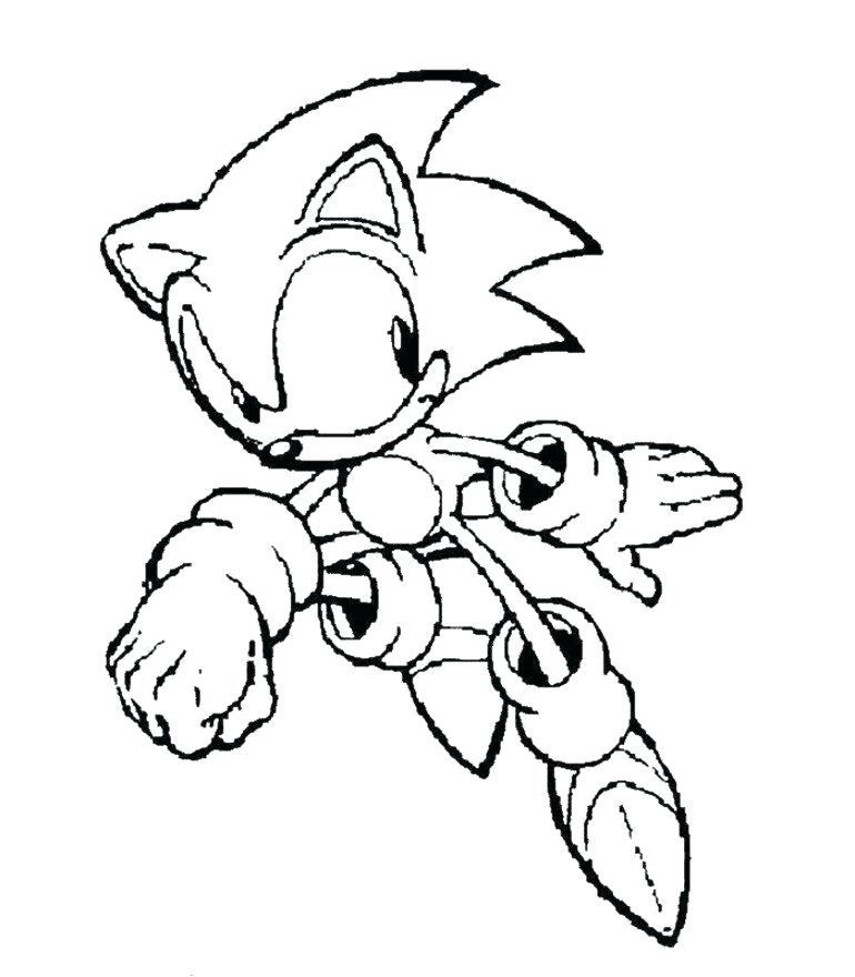 770x880 Sonic Coloring Pages Printable Sonic Printable Coloring Pages