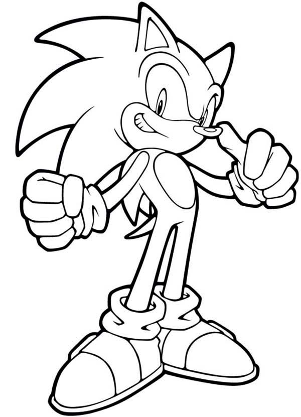 600x831 Sonic The Hedgehog Printable Coloring Pages 21 Sonic The Hedgehog
