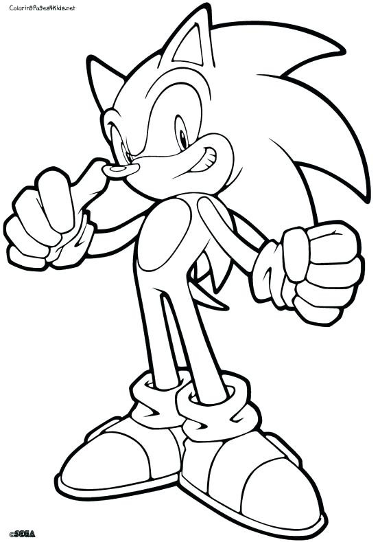 570x789 New Sonic The Hedgehog Coloring Pages Print Free Printable 962