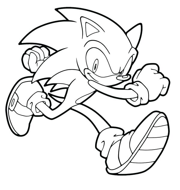 600x635 Printable Pictures Of Sonic The Hedgehog Page Print Color Craft
