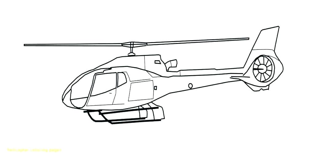 1024x521 Helicopter Coloring Page