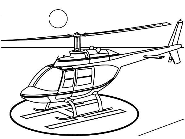 600x450 Abulense Helipad Coloring Page Lego Police Helicopter Coloring