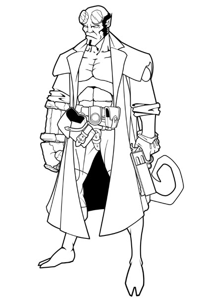 408x600 Hellboy