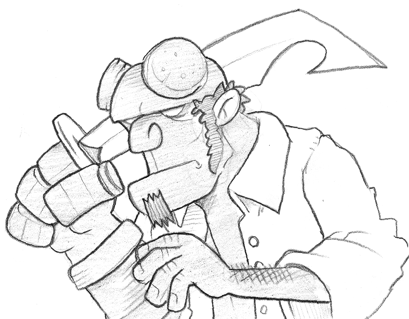 1360x1062 Hellboy