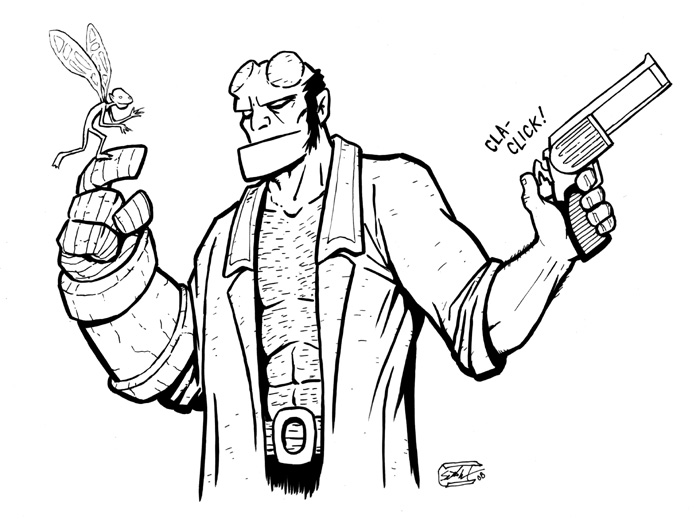 700x521 Hellboy And A Tooth Fairy By Sethwolfshorndl