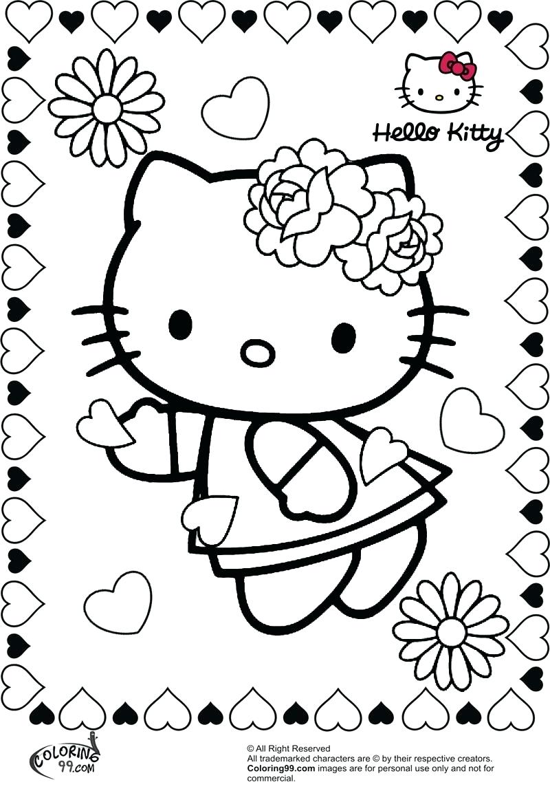 800x1150 Coloring Pages ~ Coloring Pages Of Hello Kitty Page Fun Balloons 2