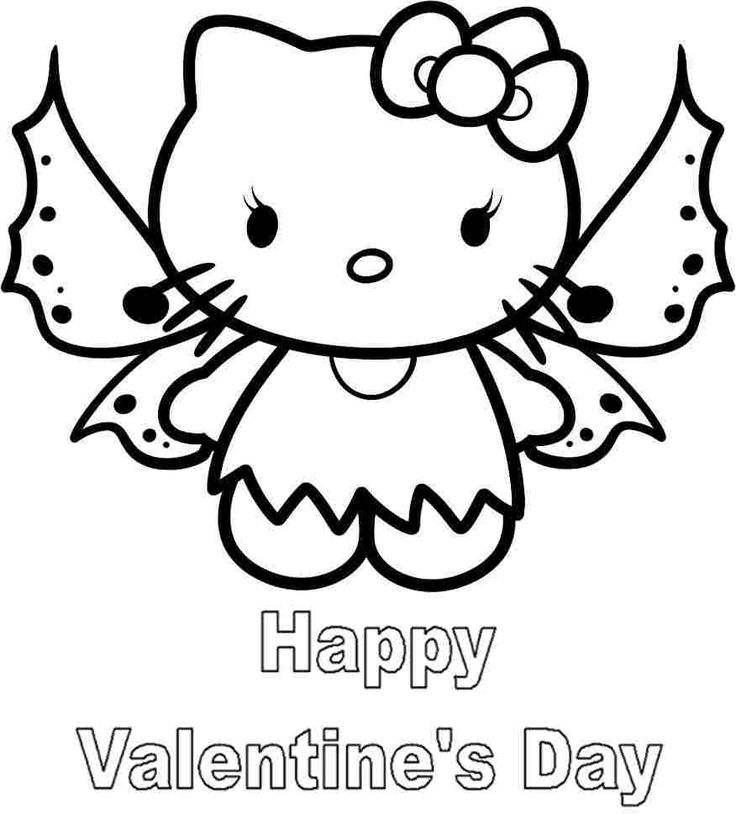 Hello Kitty Angel Coloring Pages