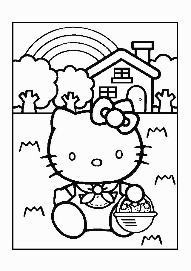 640x906 37 Beautiful Pics Of Hello Kitty Coloring Page Coloring Pages
