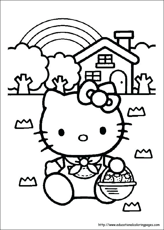 567x794 Kitty Coloring Pages Hello Kitty Coloring Pages Free For Kids