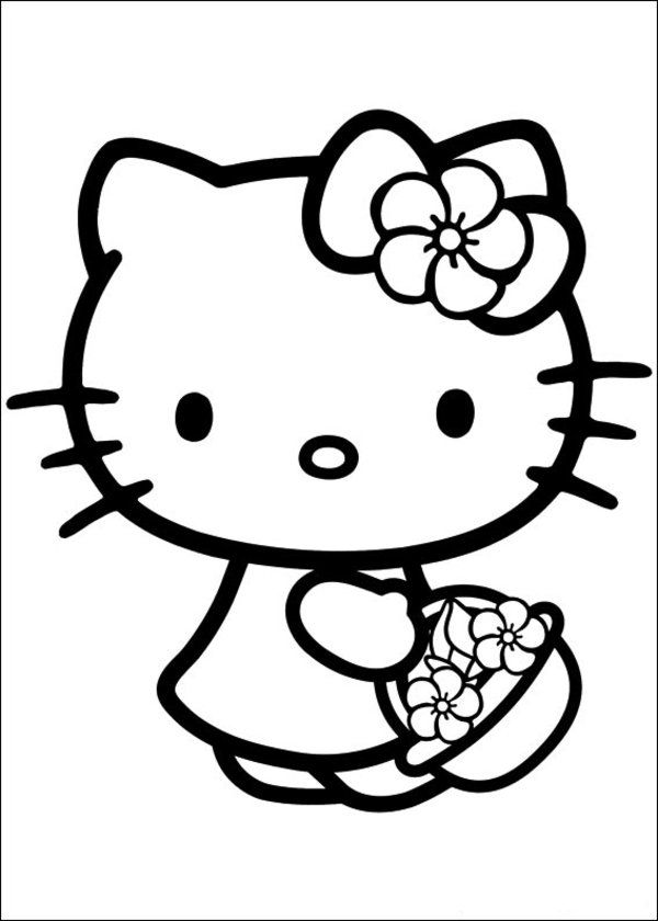 600x840 Free Printable Hello Kitty Coloring Pages Picture 2 550x770