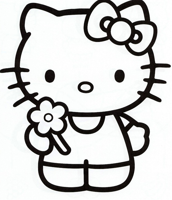 661x768 Hello Kitty Printable Coloring Pages Sheets