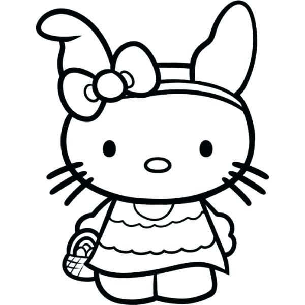 600x600 Hello Kitty Color Pages Hello Kitty Coloring Pages Hello Kitty