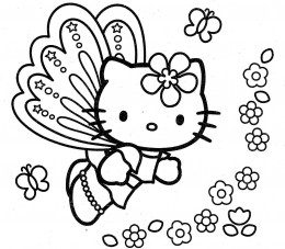 260x227 Hello Kitty Coloring Pages Online Hello Kitty Color Pages 8760