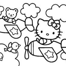 220x220 Hello Kitty Coloring Pages