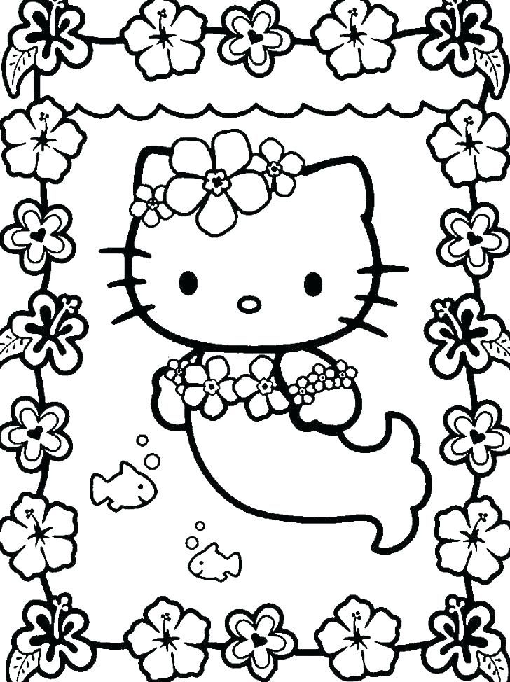 Hello Kitty Coloring Pages To Print