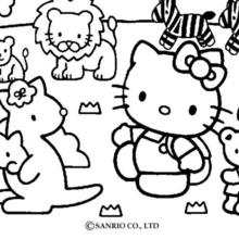 220x220 Hello Kitty Coloring Pages