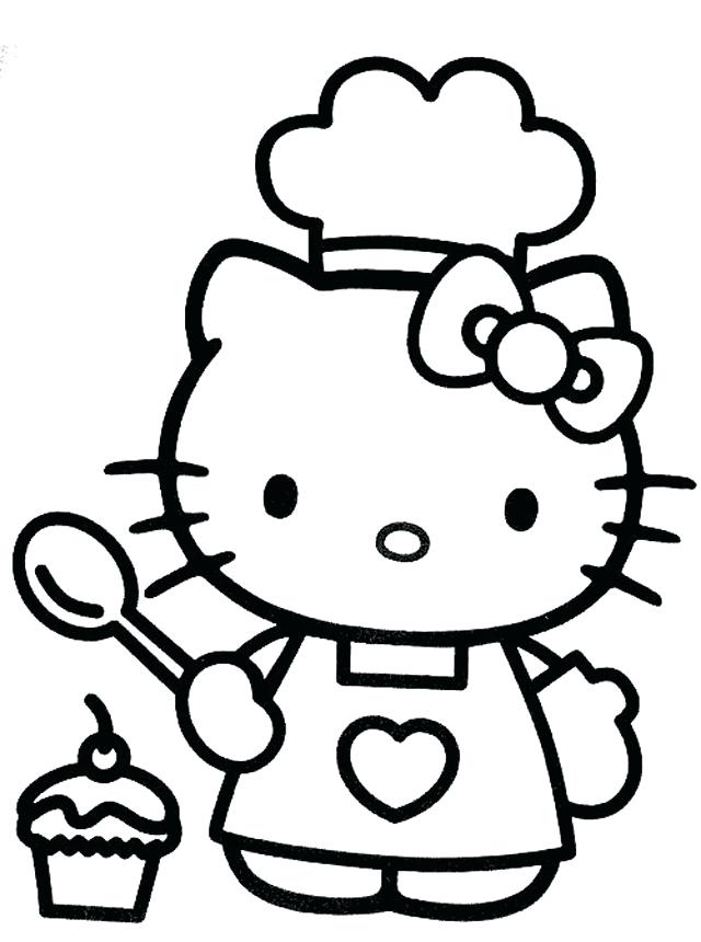 640x860 Good Printable Hello Kitty Coloring Pages Or Free Cool Hello Kitty