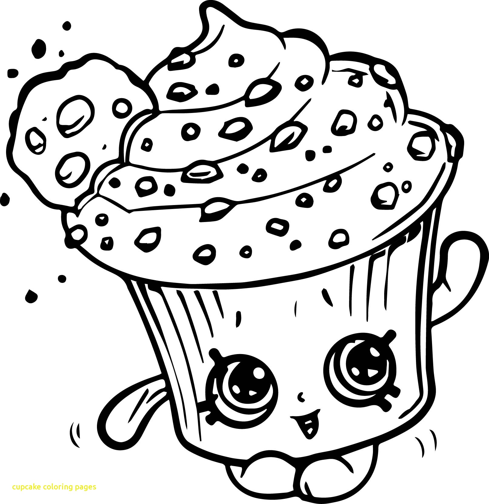 1614x1664 Cupcake Coloring Page