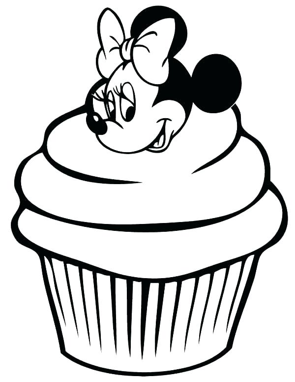 600x776 Cupcake Coloring Pages Cupcake Coloring Pages Hello Kitty Free