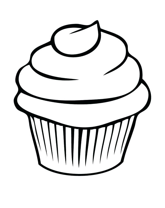 670x843 Cupcake Coloring Pages Hello Kitty Free Printable Cupcakes Cupcake
