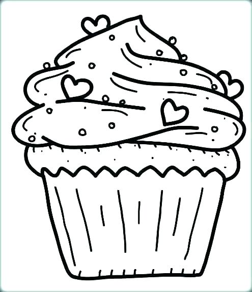 495x573 Cupcakes Coloring Page Cupcake Coloring Page Beautiful Sweet Pages
